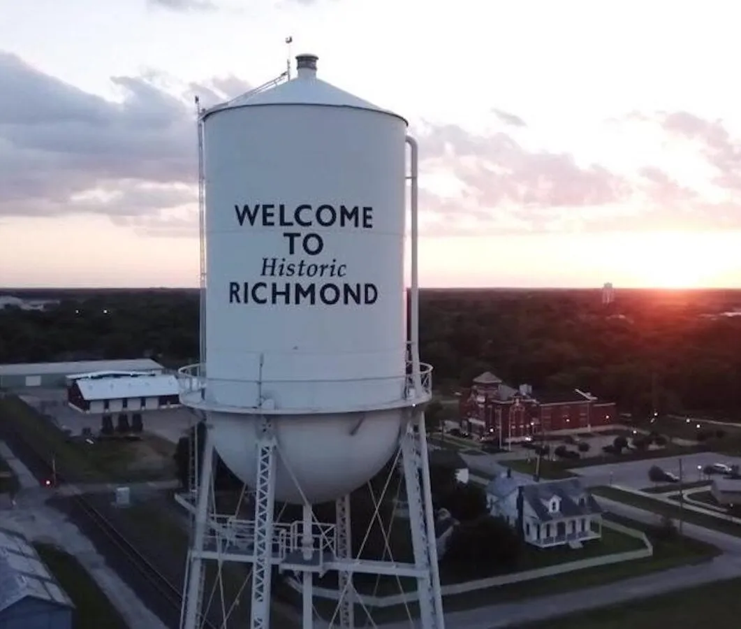 Welcome to Historic Richmond water tower